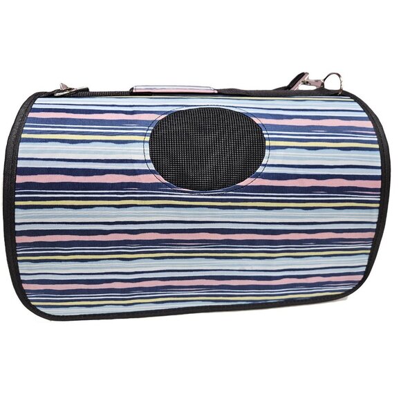 Pet Carrier for Cat, Dog or Other Pets, Stripe Print - Picture 4 of 7